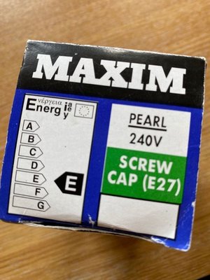 Photo of free 60W Pearl Screwcap E27 Bulb (Ness CH64)