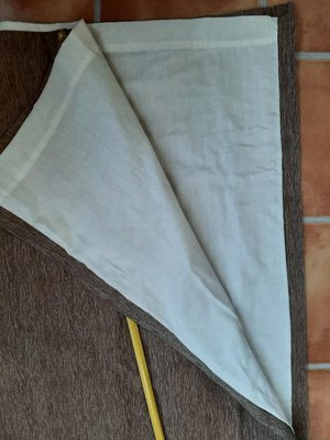Photo of free 1 brown lined curtain (E4 Chingford)