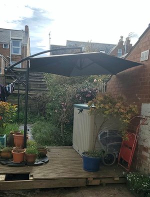 Photo of free 2.5m Overhanging Garden Parasol (Taunton)