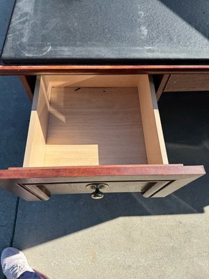 Photo of free Office wood desk (Downey)