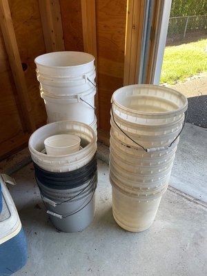 Photo of free Clean plastic buckets (01020)