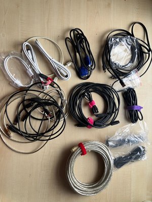 Photo of free Job Lot Of Computer Cables (Chertsey KT16)