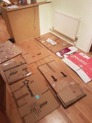 Photo of free Cardboard boxes x8 (Kidlington OX5)