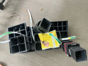 Photo of free Large assortment of planting pots (Petworth/16th St Heights)