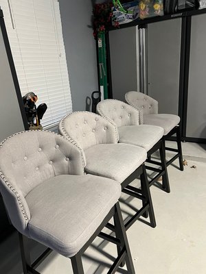 Photo of free Four swivel counter size bar chairs (Rochester Hills, 48306)