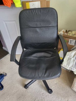 Photo of free Black Office Chair. (Benfield Valley BN41)