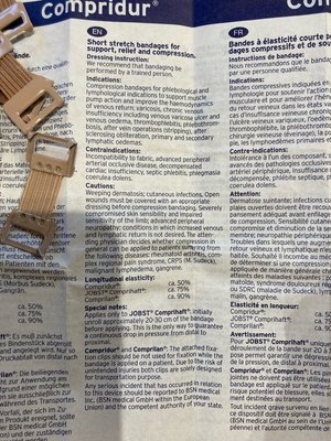 Photo of free Compilan bandages for lymphedema (Evanston-Robert Crown area)