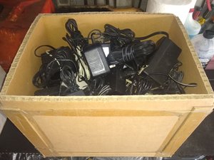 Photo of free cache of power supplies (Morris Park)
