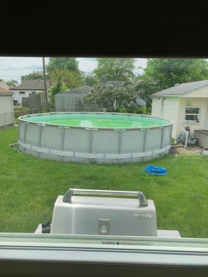 Photo of free 22 foot insta-set pool (Farmington Hills, mi)