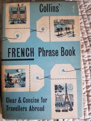 Photo of free 1950s French phrase book (Hunton Bridge WD4)