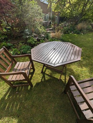Photo of free Wooden garden furniture (Cuddington CW8)