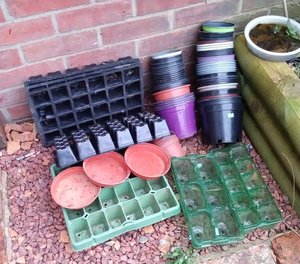 Photo of free Garden items pots, trays (Bicester OX26)