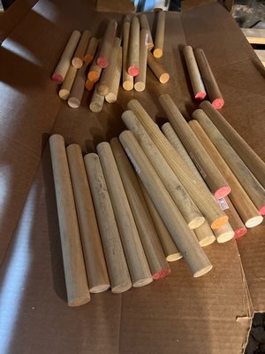 Photo of free 1” dowel pieces (Church Hill)