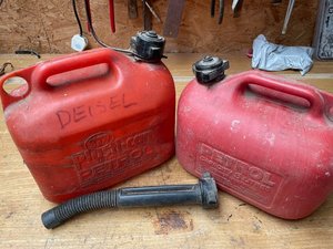 Photo of free Fuel cans (Lauder TD2)