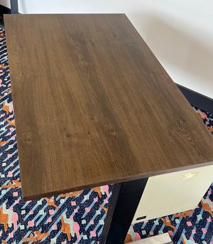 Photo of free Dark wood top desk / table ME15 (Maidstone ME15)