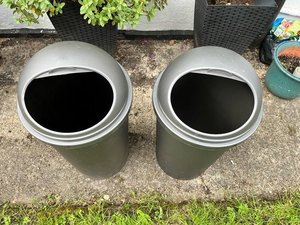 Photo of free Two grey bins (Barry CF62)