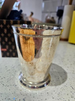 Photo of free Mint julep cocktail glass, metal (South End MK42)
