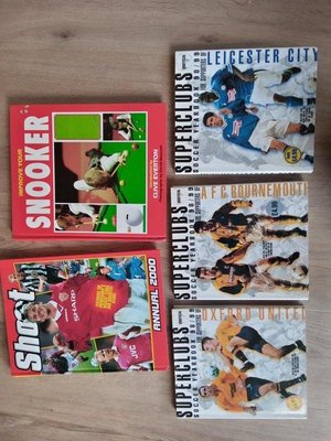 Photo of free old sports books (snooker/football) (RG5 Woodley)