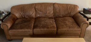 Photo of free Leather couch (Falls Church, VA)