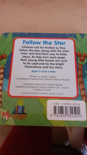Photo of free Follow the Star board book (Loosley Row HP27)