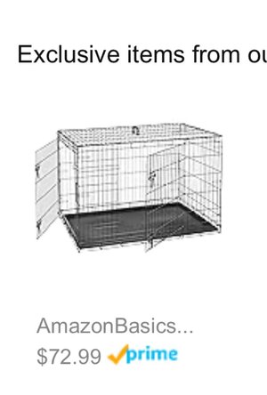 Photo of free Wire double door dog crate, floor (20882, Laytonsville)