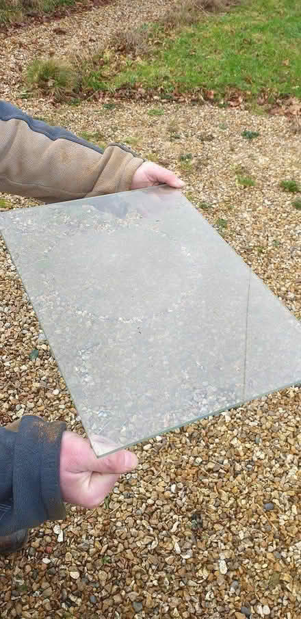 Photo of free Glass rectangle 30.5cm x 42.5cm (Petersfield, GU32) #1