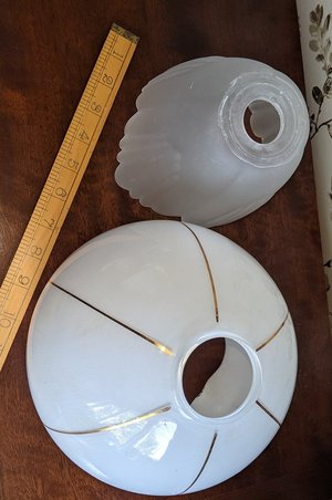 Photo of free 2 Glass lampshades (Ainsdale (PR8))