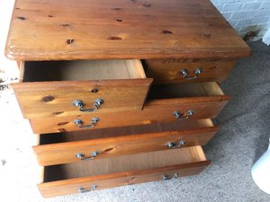 Photo of free Pine Chest of Drawers for upcycling (Milber TQ12)