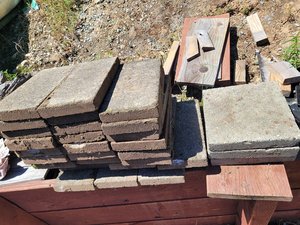 Photo of free Concrete paver blocks (Martinez)