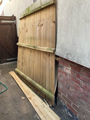 Photo of free Feather board fence panel (Bournemouth BH9)