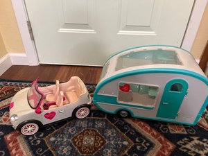 Photo of free Car for dolls and a camper trailer (Pleasanton, Jensen tract)