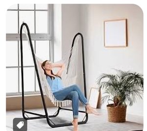 Photo of Hanging chair with frame (Blackburn hamlet)