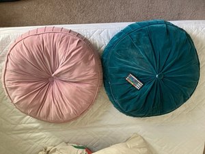 Photo of free 2 large cushions (Evanston-Robert Crown area)