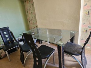Photo of free Dining Table With 4 Chairs (PL2)