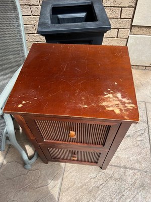 Photo of free Cabinet/night table needs work (Meadowvale Mississauga Area)