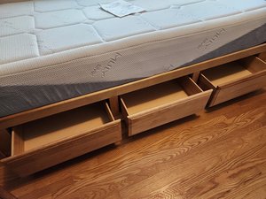 Photo of free Twin Bed and Mattress (Pharmacy & Sheppard)
