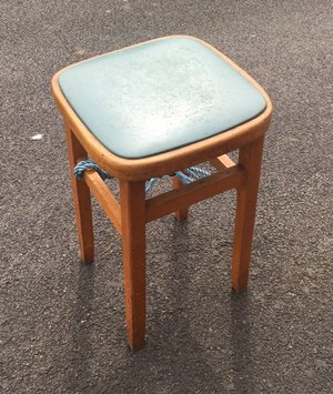 Photo of free Vintage wooden stool (Chadwick End B93)