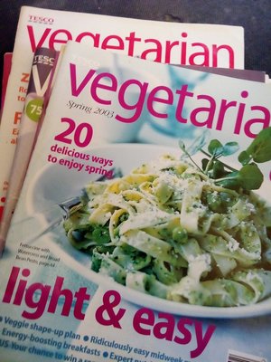 Photo of free Old Tesco vegetarian magazines (North Bersted)