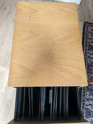 Photo of free Wooden 2 drawer filing cabinet (Barnehurst DA7)