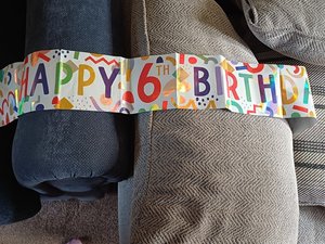 Photo of free Happy birthday 6 banner (CF5)