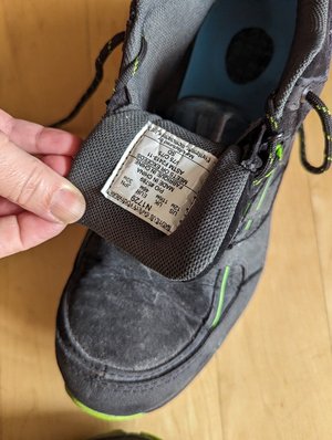 Photo of free Men's steel tip shoes, size 12 (North Cambridge)