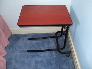Photo of free Adjustable over bed table (Scale Hall LA3)