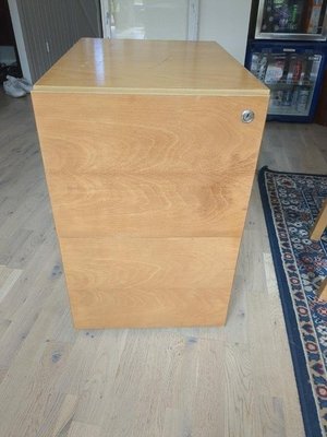 Photo of free Wooden 2 drawer filing cabinet (Barnehurst DA7)