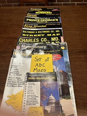 Photo of free Set of 10 ADC maps of area counties (Kensington)