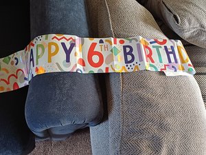 Photo of free Happy birthday 6 banner (CF5)