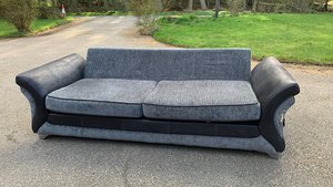 Photo of free grey sofa (AB21)