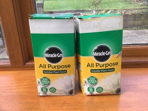 Photo of free Miracle-Gro all purpose soluble plant food x 2 unused (Deanburn EH26)