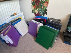 Photo of free A4 files- mostly lever arch (Itchenor PO20)