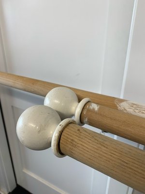 Photo of free Wooden Drapery poles w balled ends (Great neck, Ipswich)