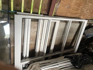 Photo of free PVC window frames and glass (Kingswood Common HR5)